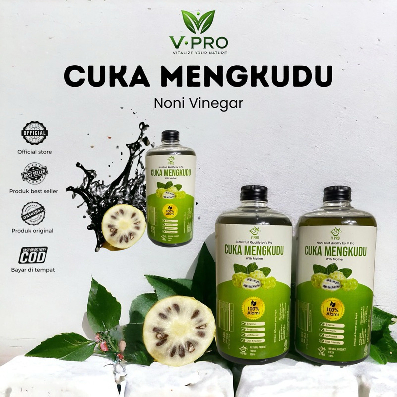 

Cuka Mengkudu V-Pro | Noni Vinegar Premium Asli 100% Herbal – Detox Tubuh, Turunkan Kolesterol, Cegah Asam Urat, Obat Herbal Alami