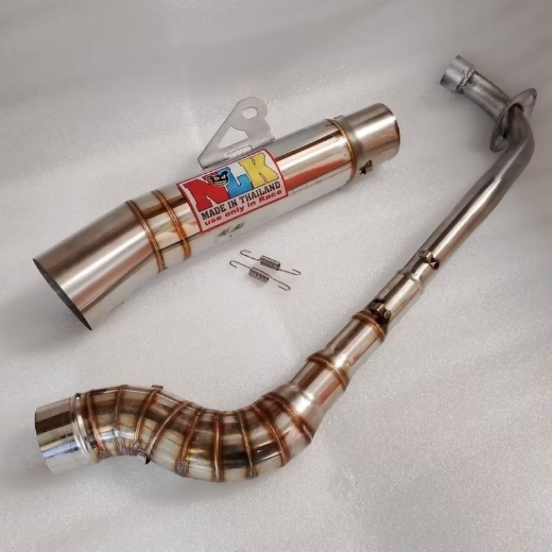 NLK 1set Exhaust TUBE wave xrm fury125 110 100 smash rs125 raider j rusi 100/ skygo 125 150 175rusi_