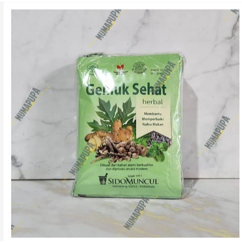 

Jamu Gemuk Sehat Sido Muncul isi 10 Sachet untuk membantu menambah nafsu makan