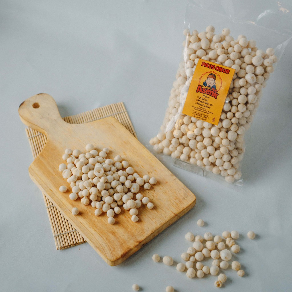 

250 gr PILUS CIKUR ORIGINAL / RAWIT MERAH / RAWIT IJO by Snack Koh Asenk