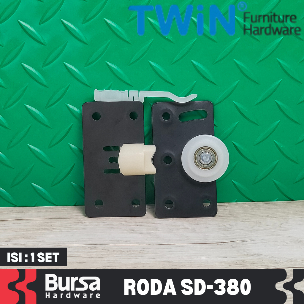 Roda Pintu Lemari Sliding Geser TWIN SD 380