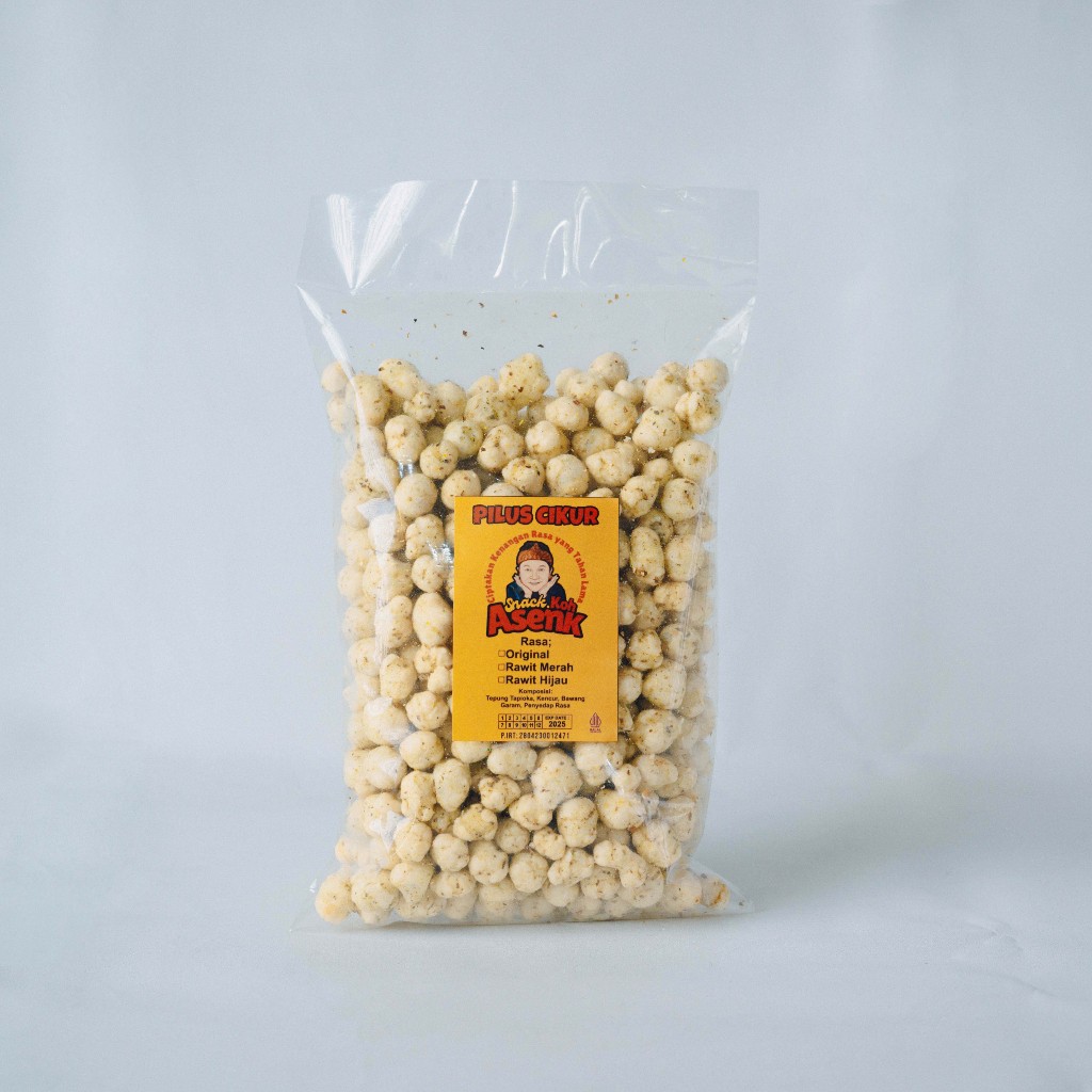 

PILUS CIKUR ORIGINAL / RAWIT MERAH / RAWIT IJO by Snack Koh Asenk kemasan 500 gr