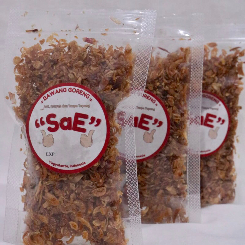 

[TERMURAH] BAWANG GORENG BREBES Grade A 50 gr TANPA TEPUNG ASLI