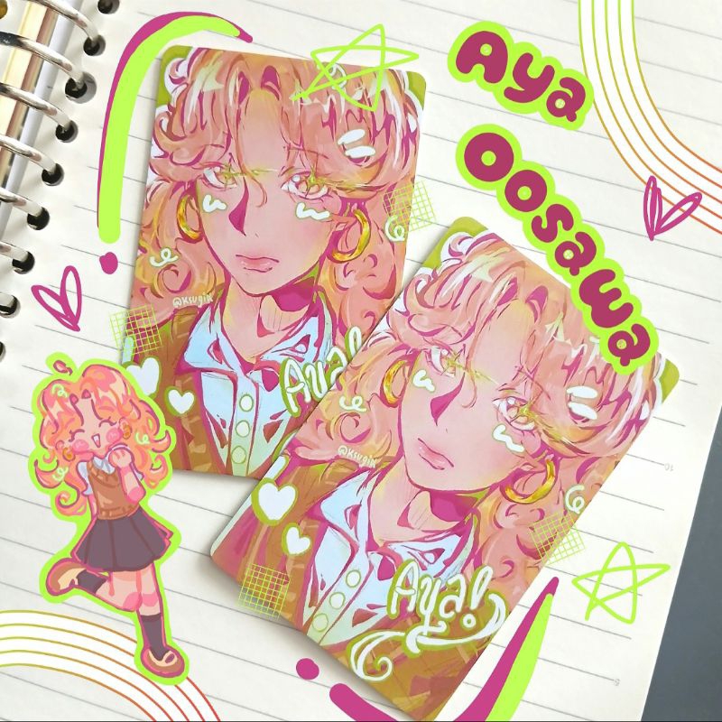 TGSWIIWAGAA, The Guy She Was Interested In, Aya Oosawa (fanmerch photocard) *READ DESC