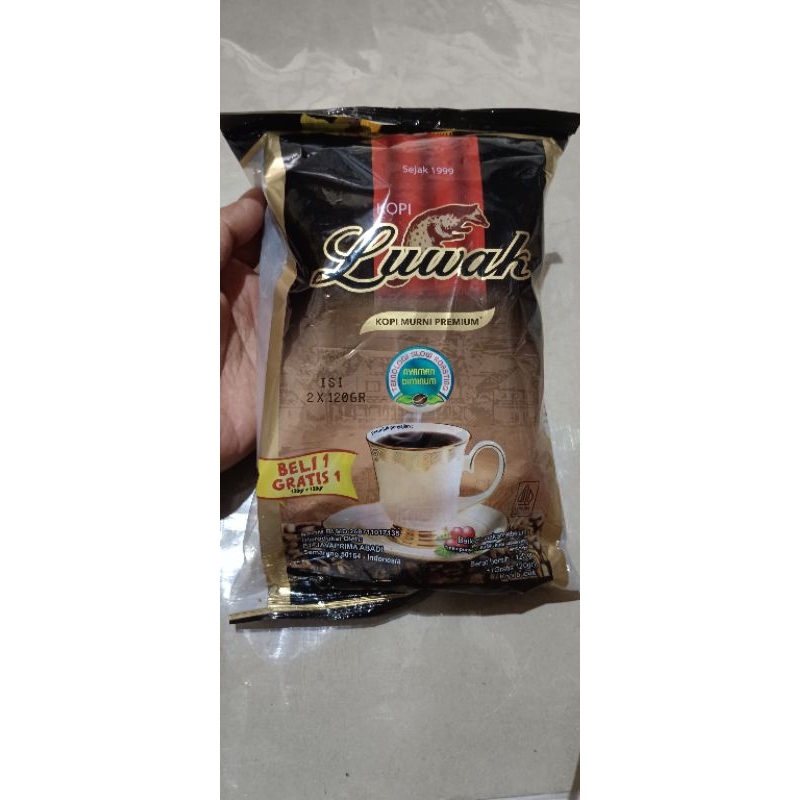 

luwak kopi murni premium 2x120 gr