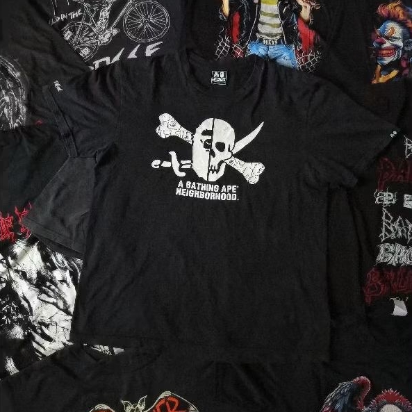 Kaos Bape x Neighborhood Vintage Second