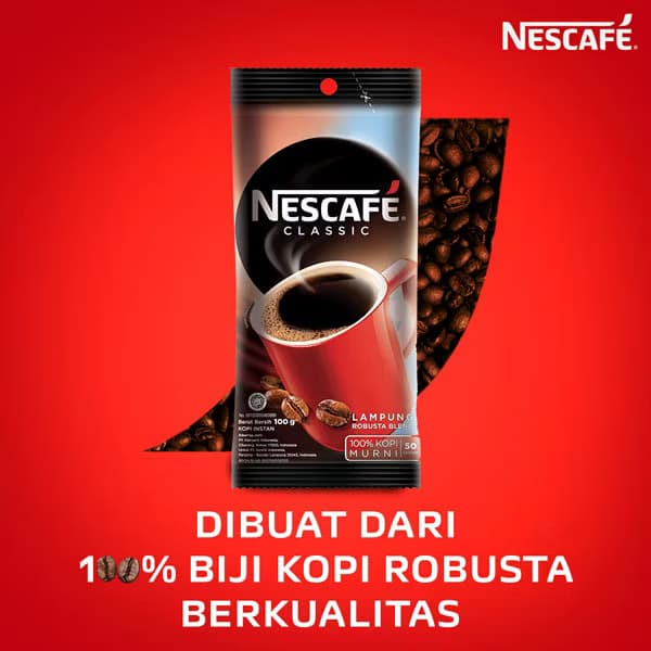 

NESCAFE CLASSIC INSTAN SACHET BAG 90 GR