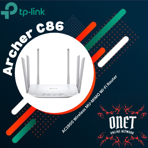 TP-LINK Archer C86 AC1900 Wave2 Wireless MU-MIMO Wi-Fi Router
