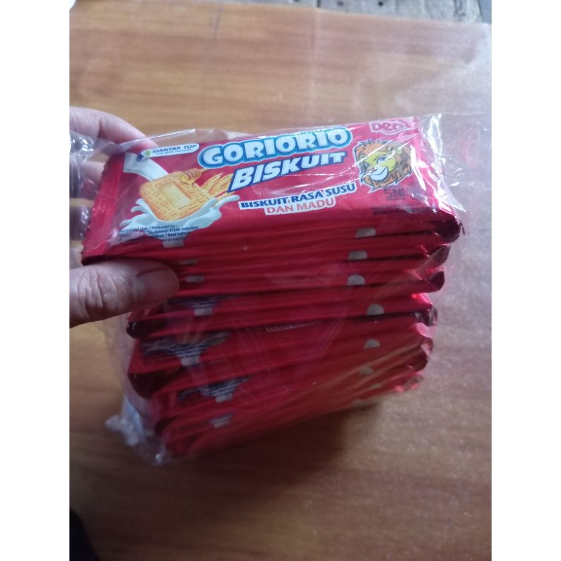 

biskuit goriorio rasa susu dan madu 1 pack isi 20pcs