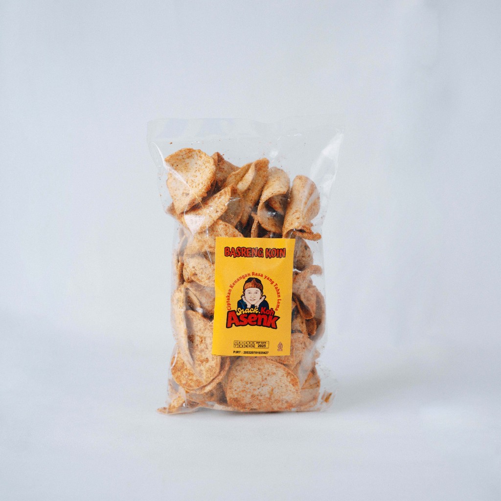 

BASRENG KOIN ORIGINAL / PEDAS by Snack Koh Asenk kemasan 500 gr