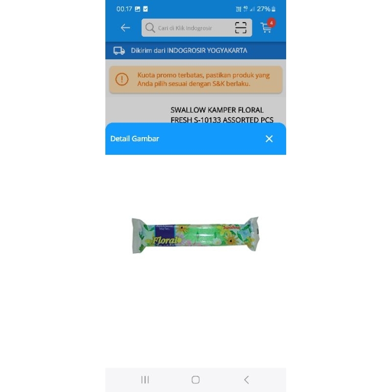 SWALLOW KAMPER FLORAL FRESH