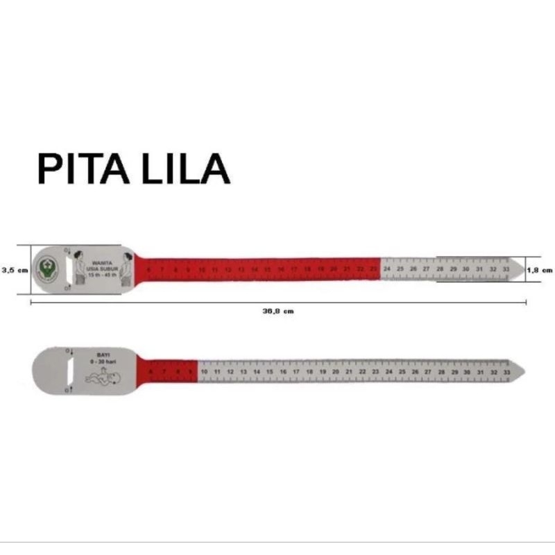 PITA LILA ALAT UKUR LINGKAR KEPALA BAYI/ ALAT UKUR LINGKAR LENGAN