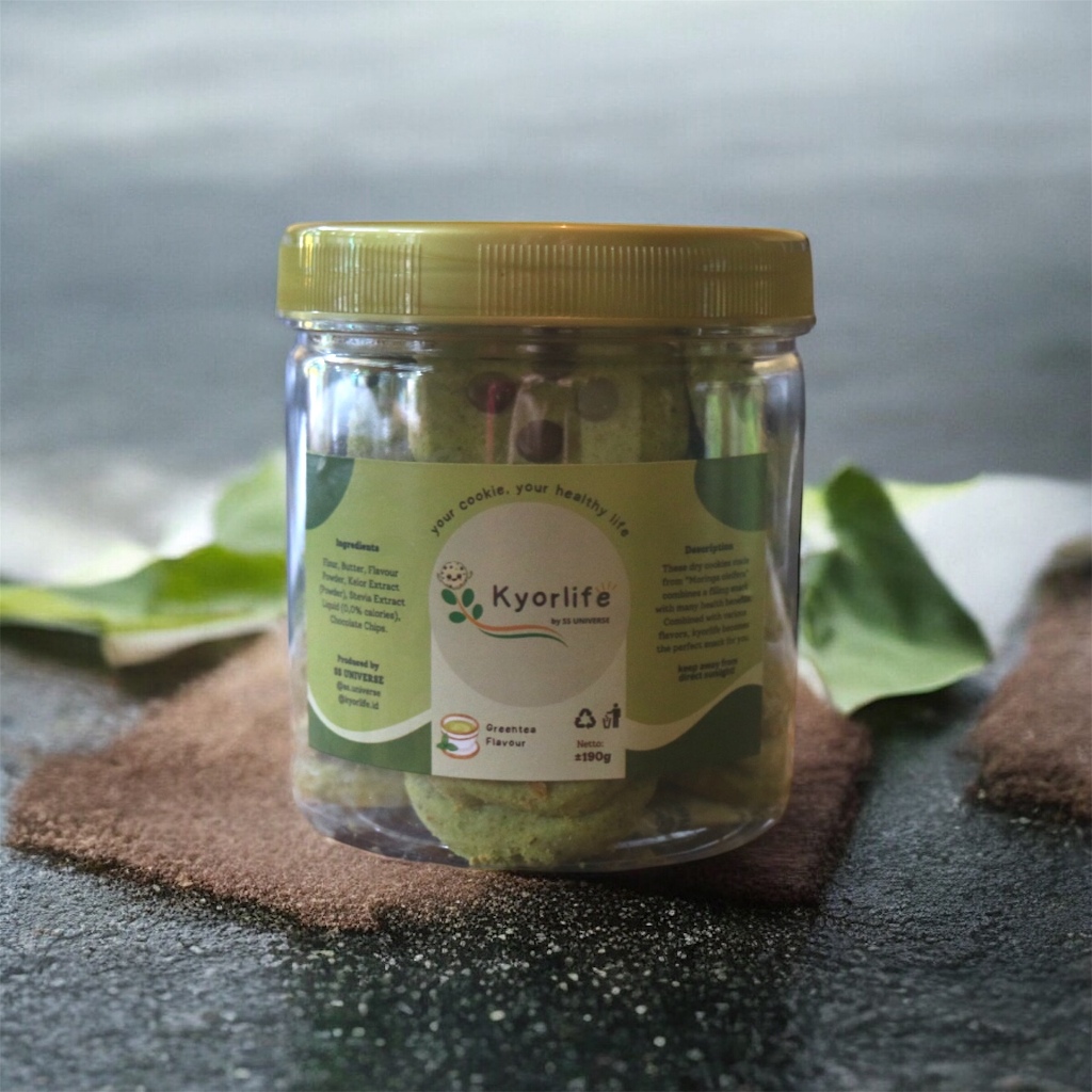 

KYORLIFE Rasa Greentea - Cookies Sehat Herbal Alami Daun Kelor dengan 4 Varian Rasa (READY STOCK!!!)