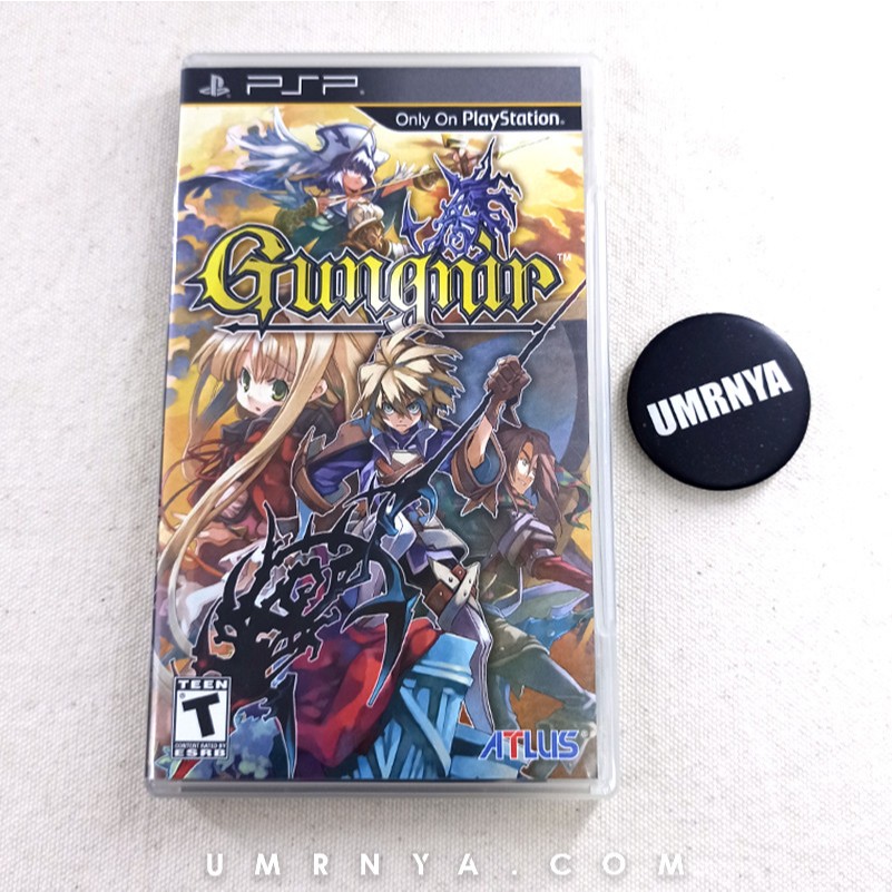 PSP UMD Kaset Gungnir CD Disk Game PS Games Playstation Portable Ginignir