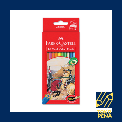 

FABER CASTELL classic pencil colour 12 warna / pensil warna faber / color pencils 12L C5852