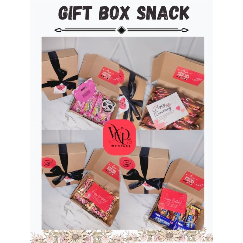 

Hampres Snack | Gift Box | Box Snack | FREE KARTU UCAPAN | Packaging Eklusif