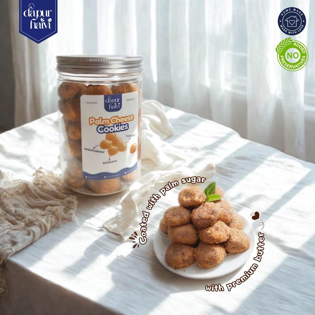 

Palm Cheese Cookies Original (Terigu) jar