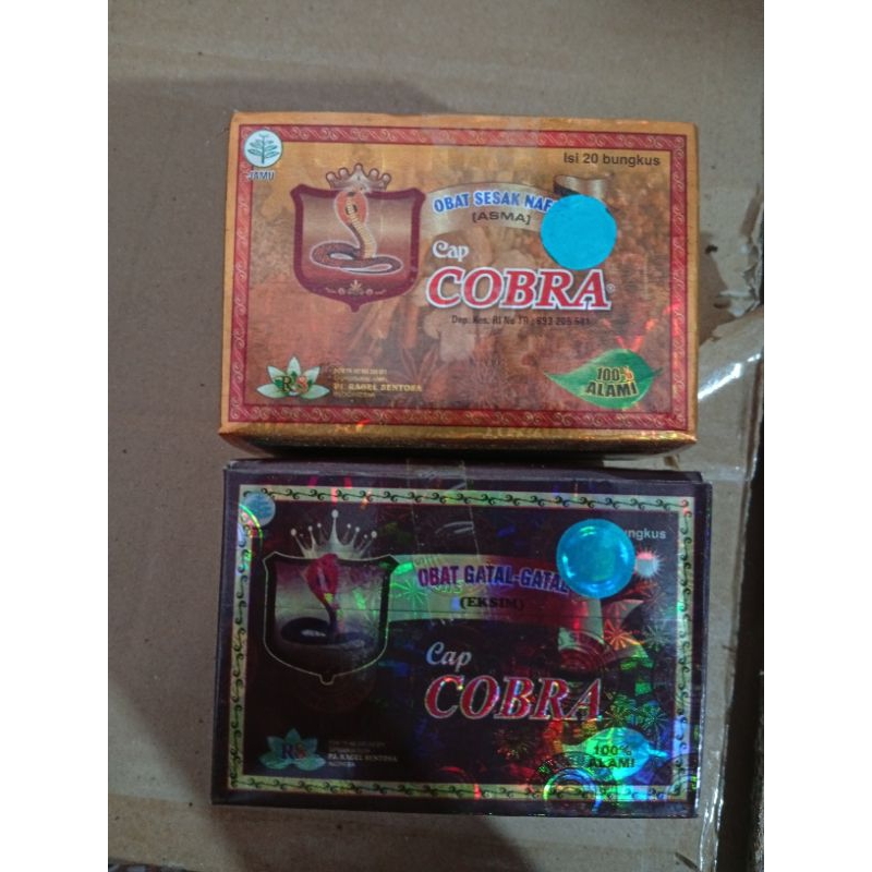 cobra gatal cobra sesak nafas asma serbuk original maju sukses