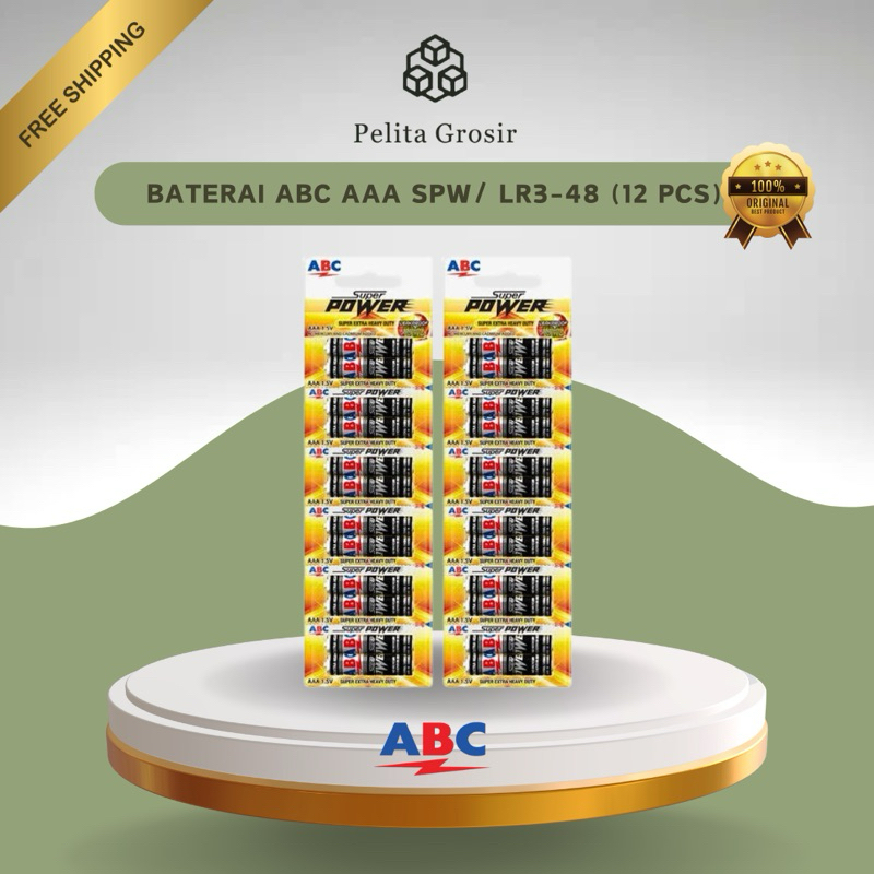 BATU BATERAI ABC AAA SPW R03 RENTENG