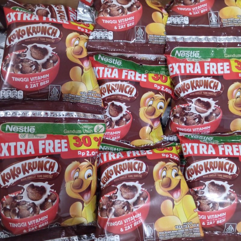 KOKO KRUNCH RENTENG SACHET EXTRA FREE 30%
