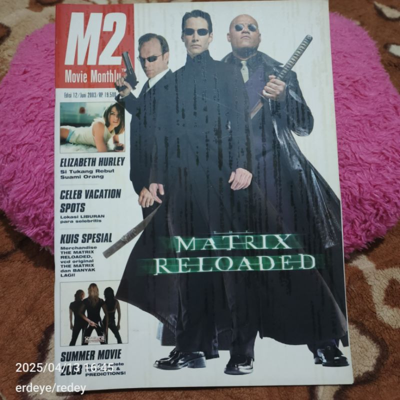 Majalah Movie Monthly dan Cinemags Edisi Cover MATRIX