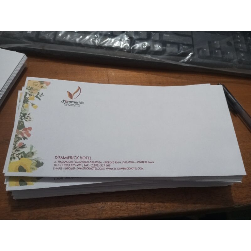 amplop kop surat, cetak amplop kop, amplop instansi, amplop sekolah, custom logo
