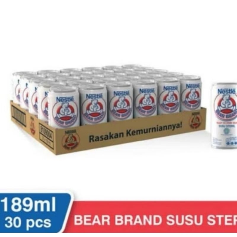 

SUSU STERIL BEAR KALENG DUS (30×189ML)