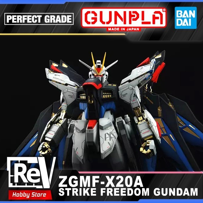 PG STRIKE FREEDOM GUNDAM BANDAI PERFECT GRADE 1/60