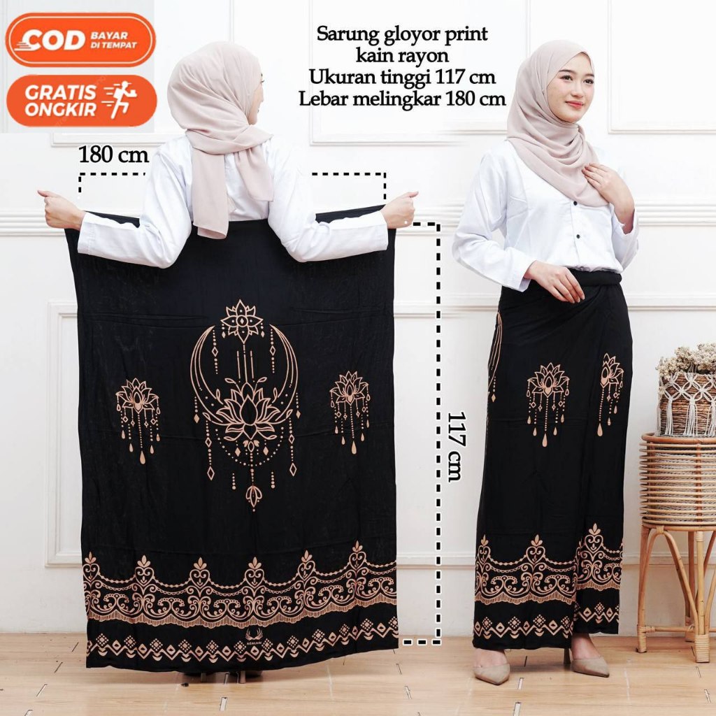 SARUNG WANITA / SARUNG GLOYOR WANITA / SARUNG SANTRIWATI / SARUNG BATIK WANITA /SARUNG SANTRI PUTRI