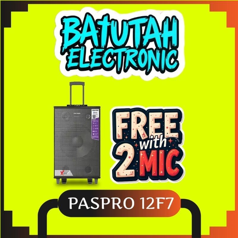 Polytron speaker portabel PASPRO12F7 / PASPRO 12F7