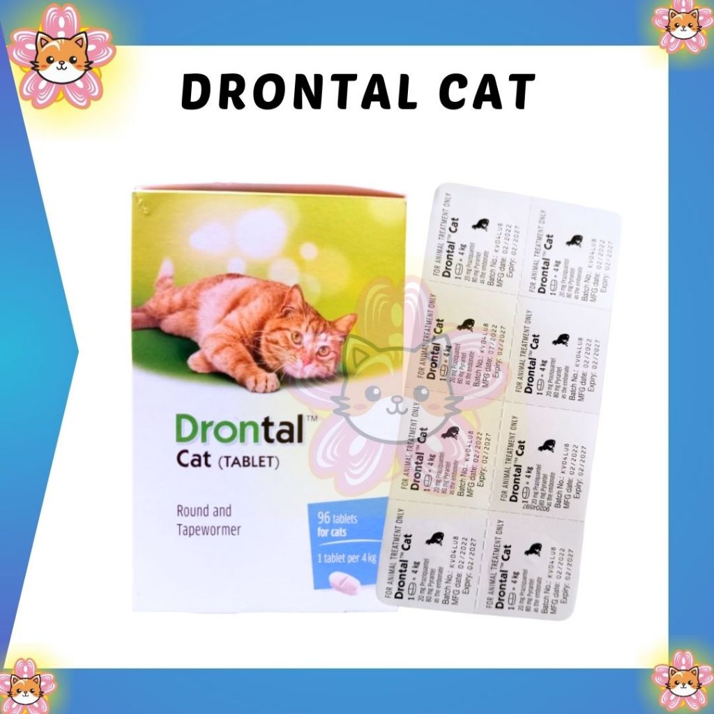 DRONTAL KUCING | OBAT CACING KUCING TABLET | ORIGINAL
