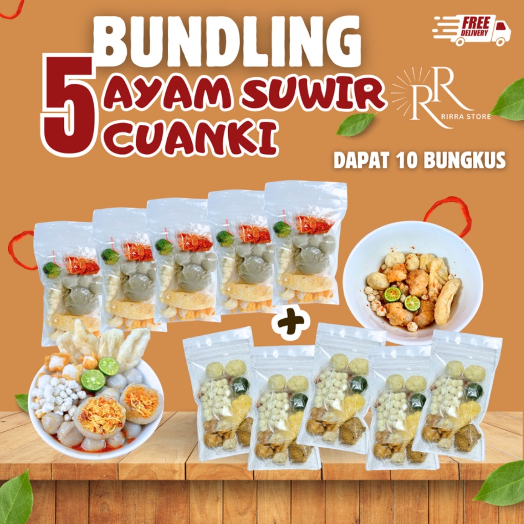 

10 MIX BUNDLING 5 CUANKI INSTAN 5 AYAM PEDAS EKONOMIS FOOD