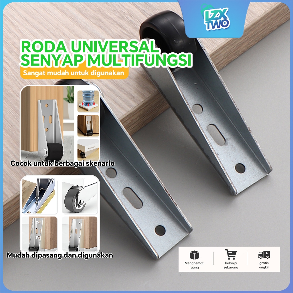 Roda pintu geser Bawah Geser Solusi Silent Pintu Macet/Gesek Lantai Untuk Pintu Kayu/Kaca/Aluminium