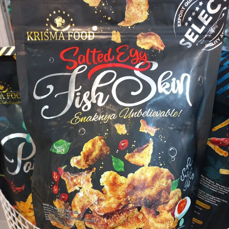 salted egg fish skin
