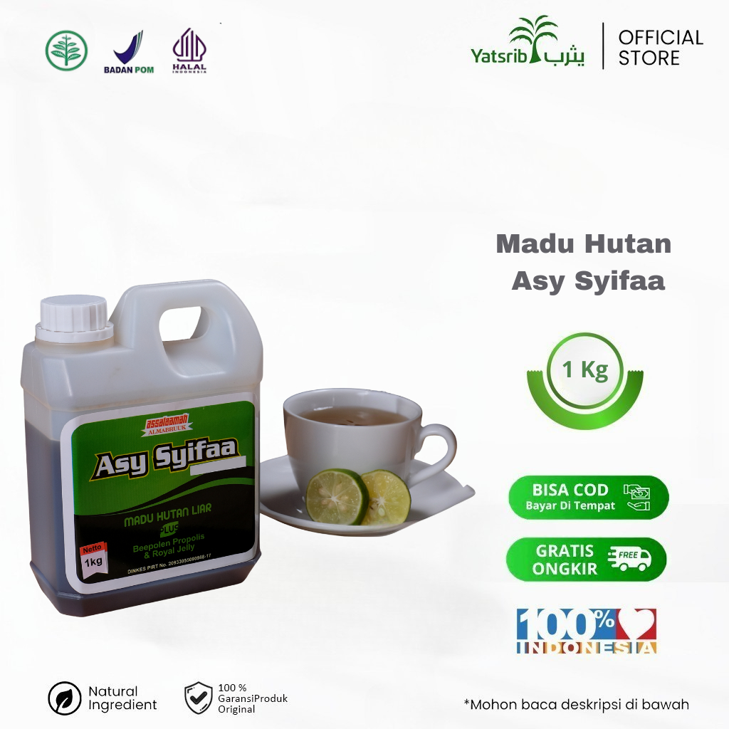 

Madu Hutan - Asy Syifaa Madu Hutan Alami Menjaga Kesehatan Dan Stamina Tubuh