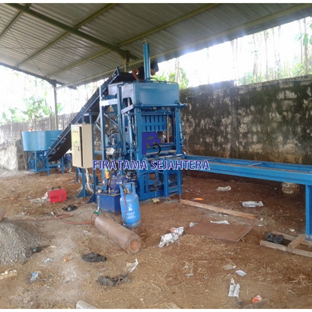 Mesin Cetak Batako dan Paving Block Hidrolik Semi Otomatis