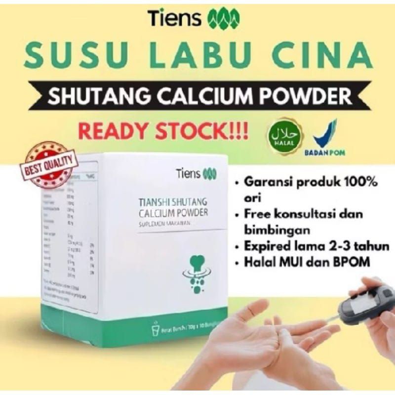 

⭐⭐⭐⭐⭐ Susu Labu China / Kalsium Diabetes / Shutang Calsium Powder / Kalsium Diabetes Tiens Original BPOM