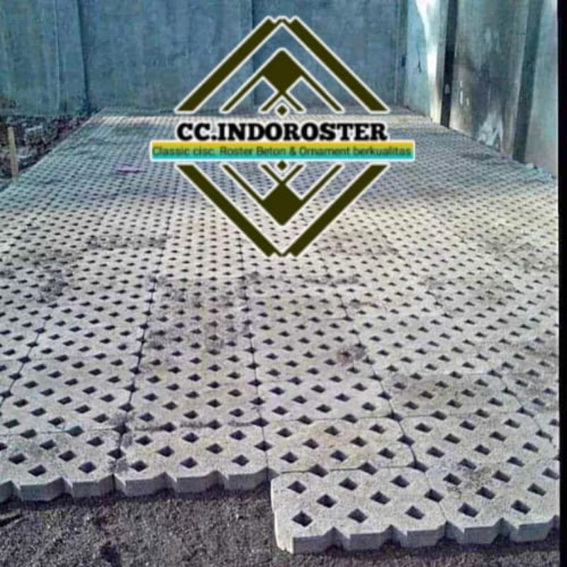 GRASSBLOCK/PAVING RUMPUT = TEBAL 6 CM