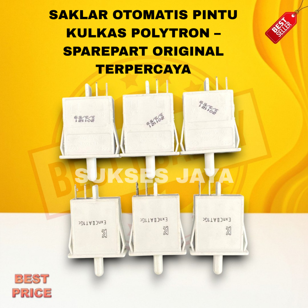 SAKLAR OTOMATIS PINTU KULKAS POLYTRON SPAREPART ORIGINAL TERPERCAYA
