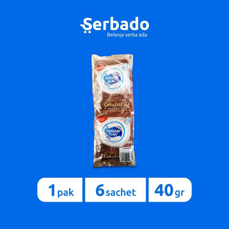 

Frisian Flag Bendera Coklat Susu Kental Manis Kemasan Sachet 40gr