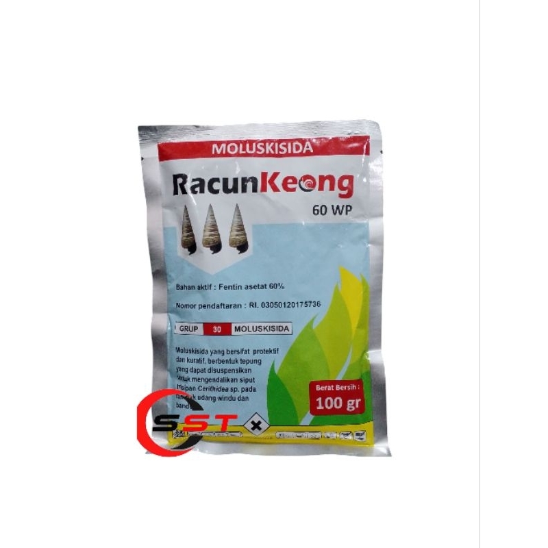 moluskisida racun keong  60 wp 100gr