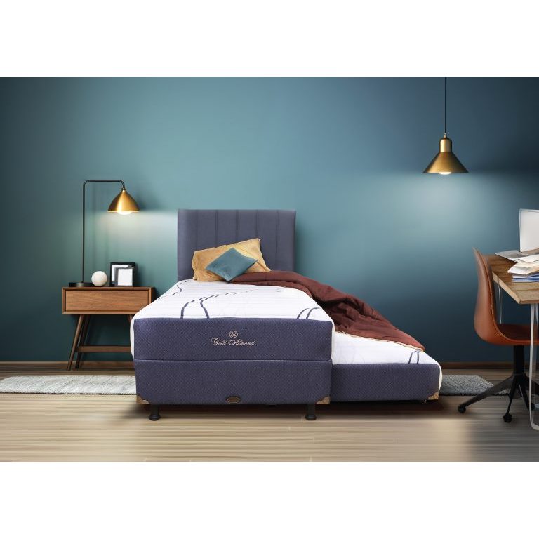 SPRINGBED CENTRAL GOLD ALMOND 2IN1