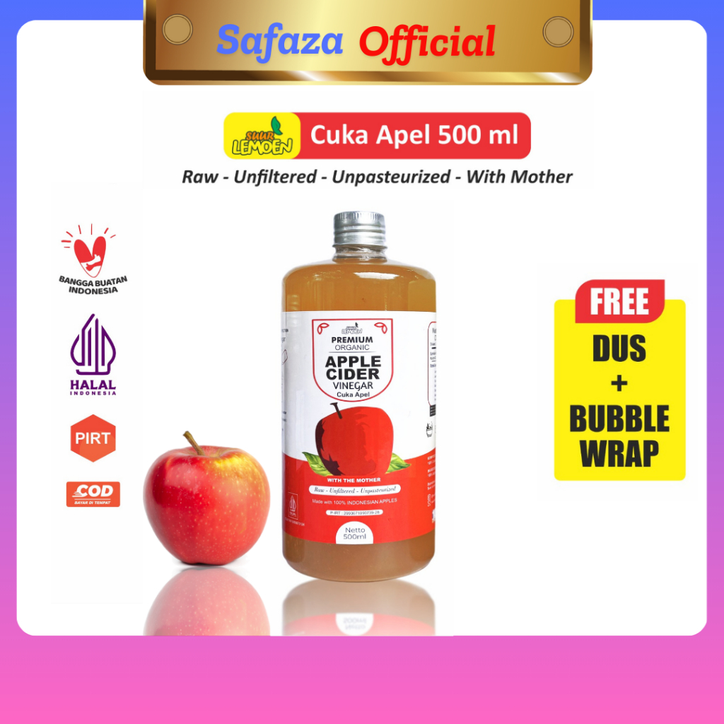 

Suur Lemoen - Cuka Apel 250 ml - 500 ml