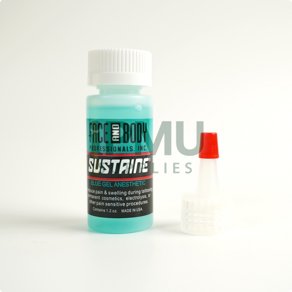 

Sustaine Blue Gel Numbing gel PMU & Tattoo Sulam Alis Bibir eyeliner 30ml - Post Numb