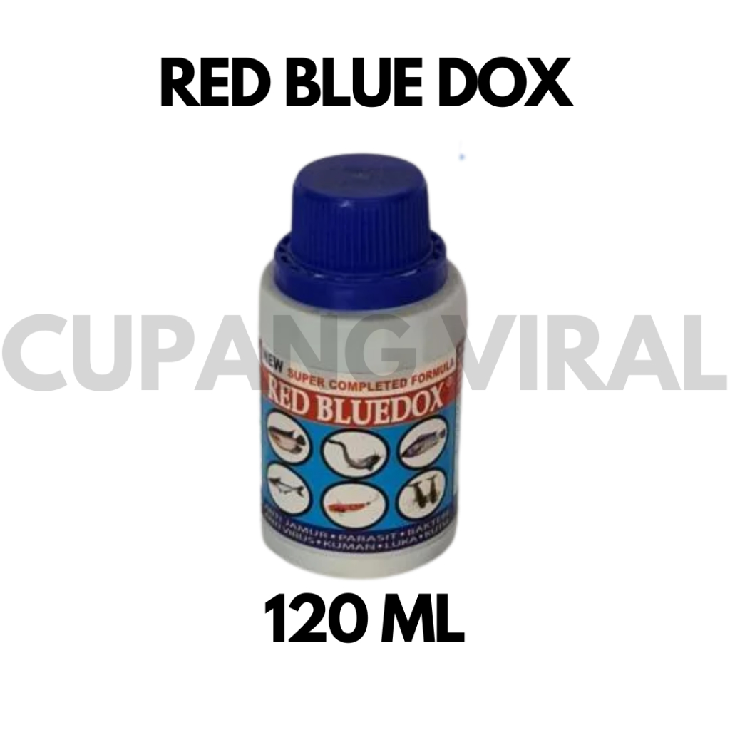 RED BLUEDOX 120 ML RED BLUEDOX KECIL OBAT BIRU IKAN OBAT KUTU IKAN