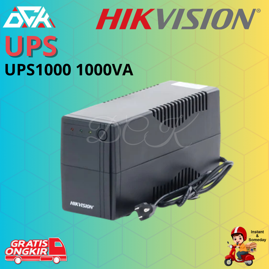 Hikvision DS UPS 1000 1000VA 360W Uninterruptible Power Supply UPS CCTV