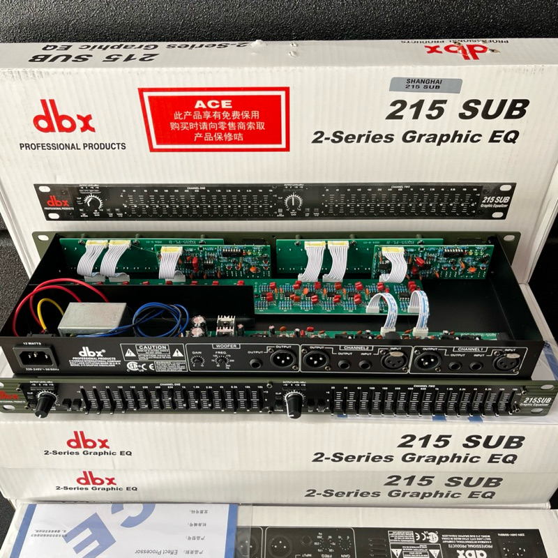 Equalizer dbx 215 sub macro original