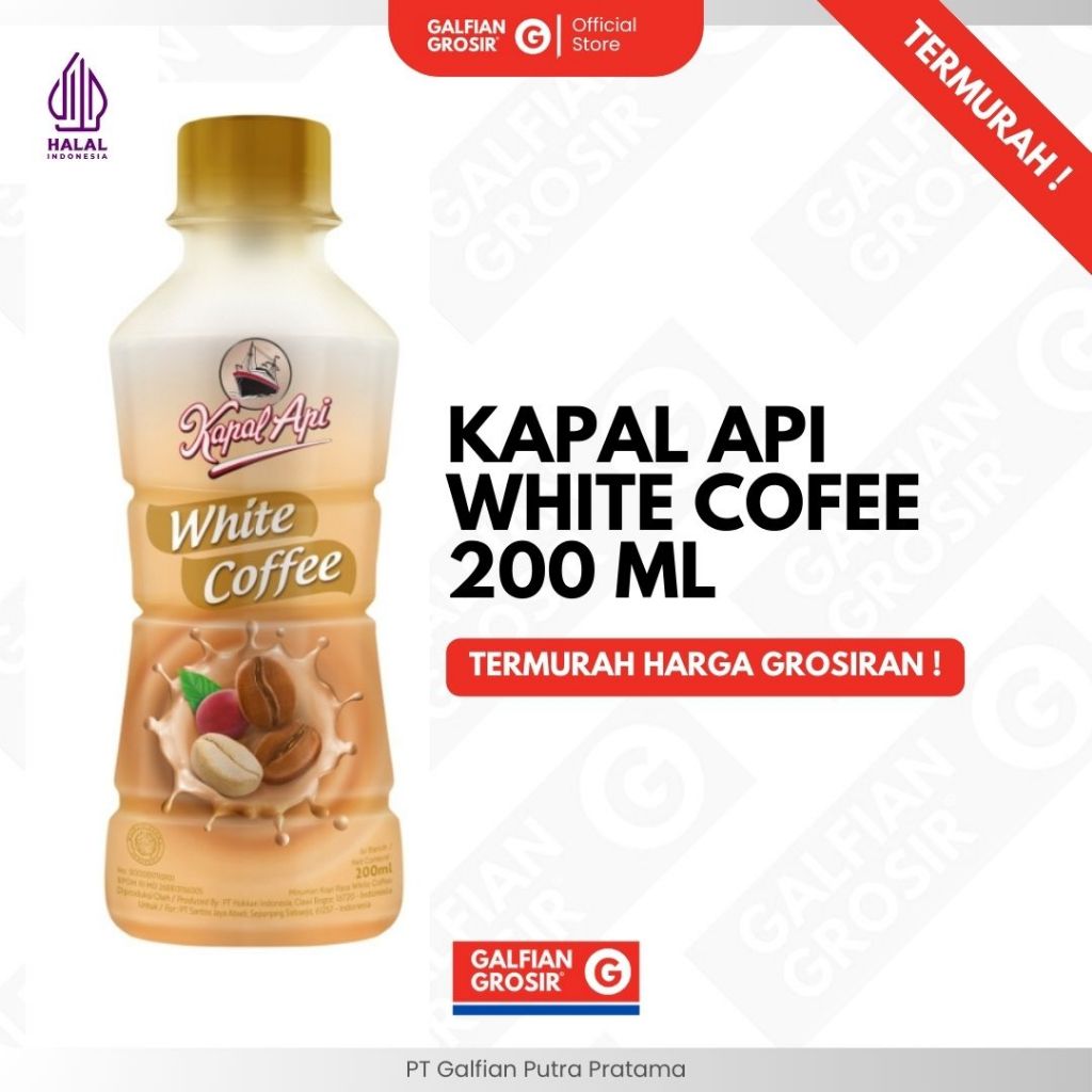 

KOPI KAPAL API WHITE COFEE BOTOL 200 ML