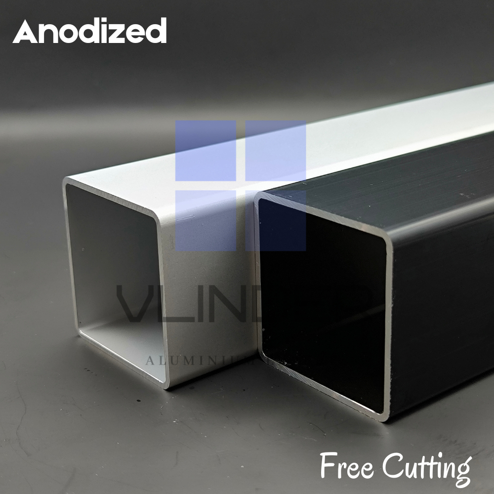 Hollow R Aluminium 50 mm x 50 mm x t. 2.0 mm