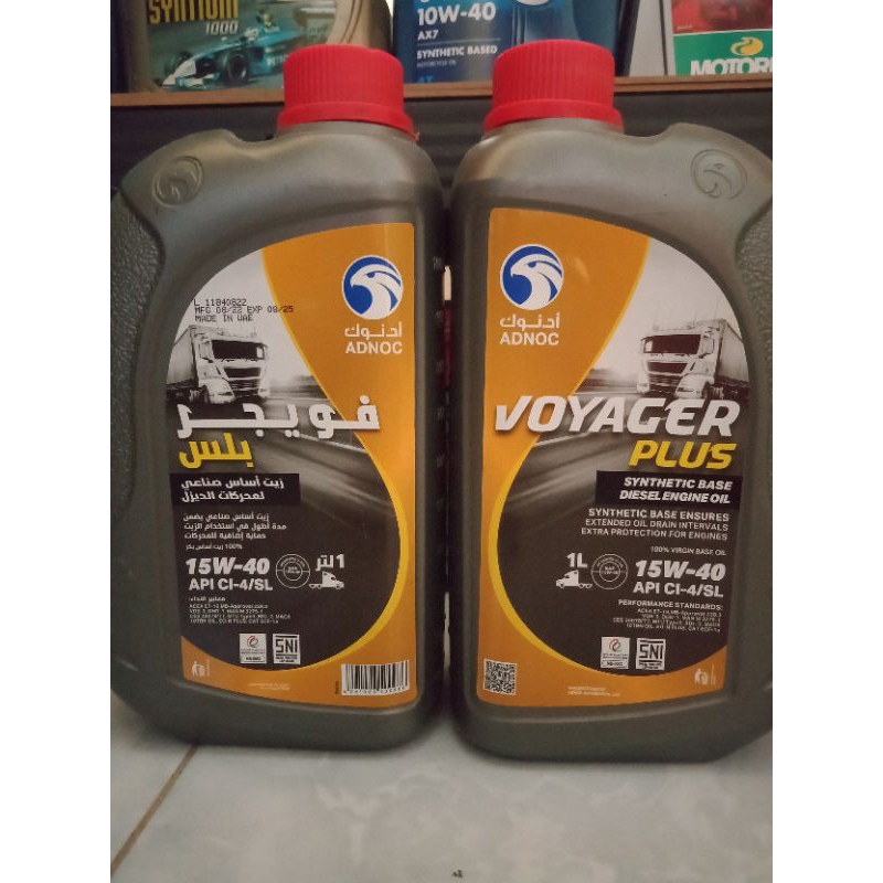 oli mesin diesel adnoc voyager plus SAE 15W-40